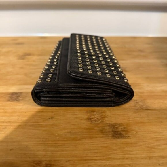 Studded Long Clutch Wallet - Coin Purse & Card Holder - Picture 9 of 16